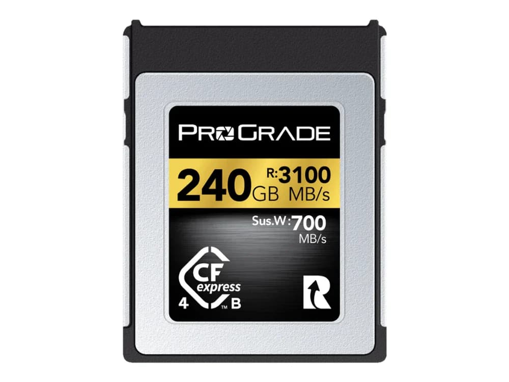 ProGrade Digital 240GB CFexpress 4.0 Type B Gold Memory Card