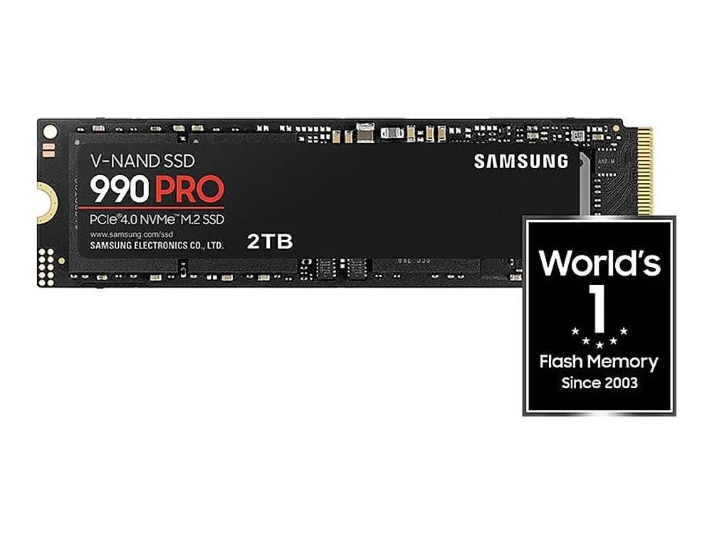 Samsung 990 Pro 2TB PCIe 4.0 M.2 2280 NVMe SSD (MZ-V9P2T0BW)