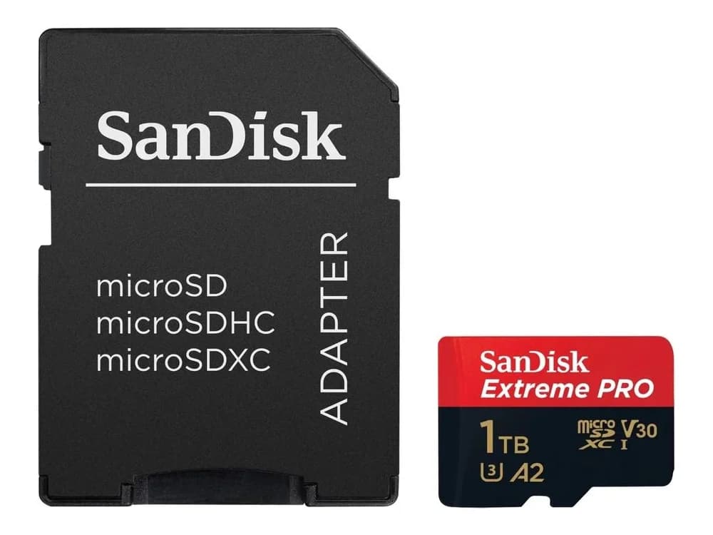 SanDisk 1TB Extreme PRO UHS-I microSDXC Memory Card with SD Adapter view 2
