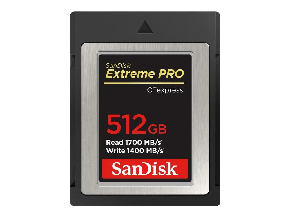 SanDisk Extreme Pro CFexpress Card Type B 512GB 1700MB/s r 1400MB/S W