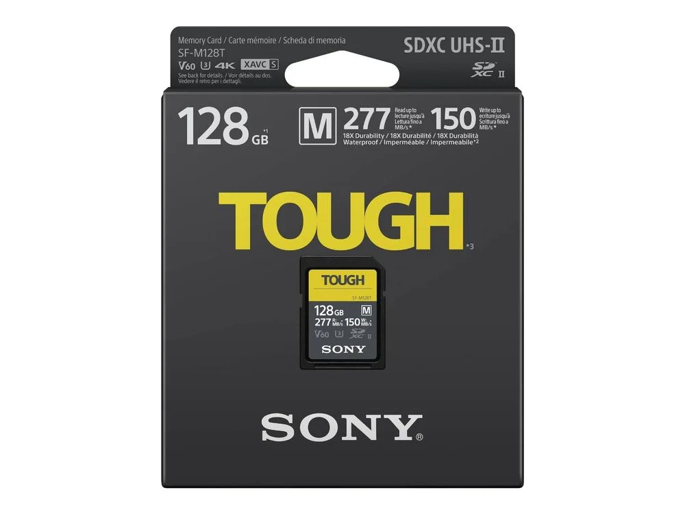 Sony 128GB SF-M Tough Series UHS-II SDXC Memory Card view 2
