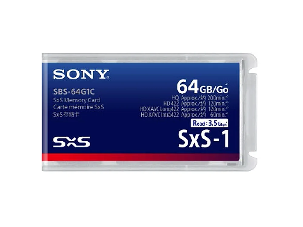 Sony SxS-1 G1C 64GB Memory Card Twin Packs view 2