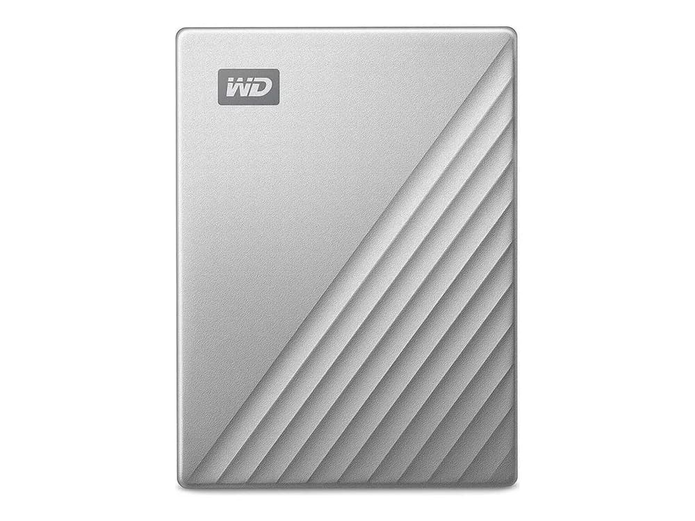 Western Digital WD My Passport Ultra 4TB USB-C Portable Hard Drive - Silver view 2