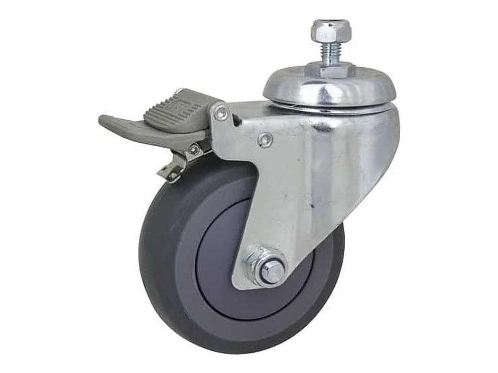 KUPO KC-100 100mm Locking Castor Wheels For Various Light Stands (3 Pcs) M10 Thread view 2