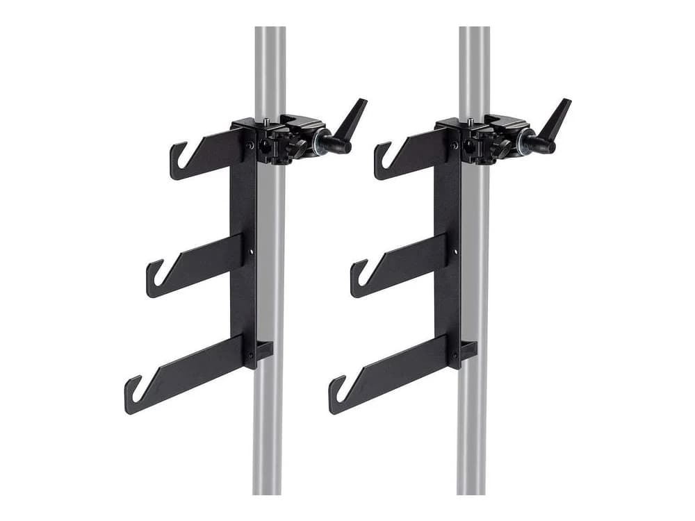 Manfrotto 044 Background Holder Hooks and Super Clamps for 3 Backgrounds - Set of 2 view 2