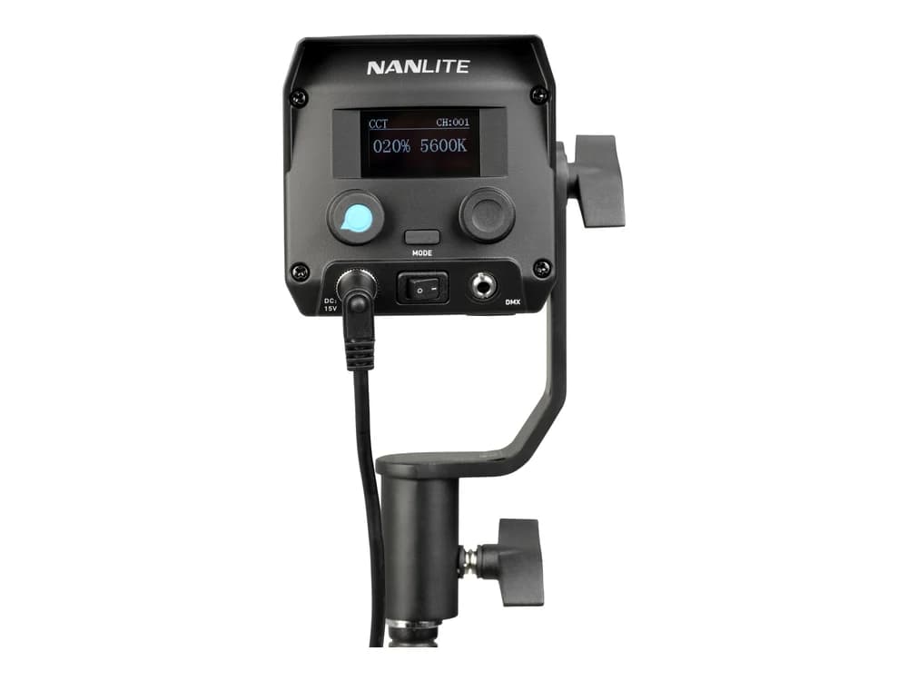 Nanlite Forza 60B II monolight Bi-colour LED light with Battery Handle and Bowens adaptor view 2