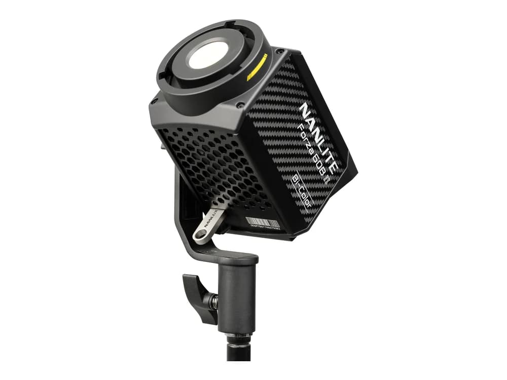 Nanlite Forza 60B II monolight Bi-colour LED light with Battery Handle and Bowens adaptor view 3