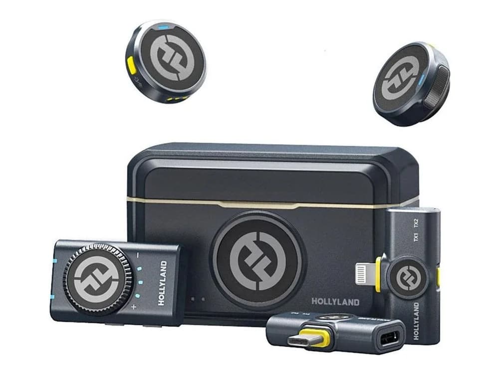 Hollyland Lark M2 Ultimate Combo Kit suits Cameras, Android & Apple IOS