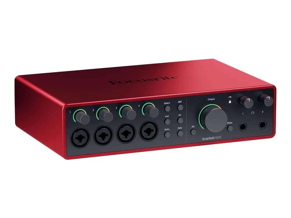 Focusrite Scarlett 18i16 USB-C Audio/MIDI Interface (4th Generation)