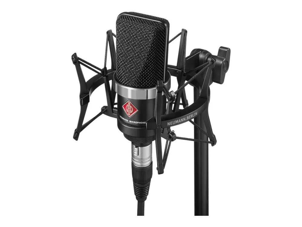 Neumann TLM 102 BK Studio Set Large-Diaphragm Cardioid Condenser Microphone with Shockmount (Black) view 2