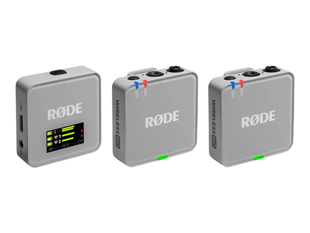 Rode Wireless GO (Gen 3) 2-Person Compact Digital Wireless Microphone System/Recorder (2.4 GHz)