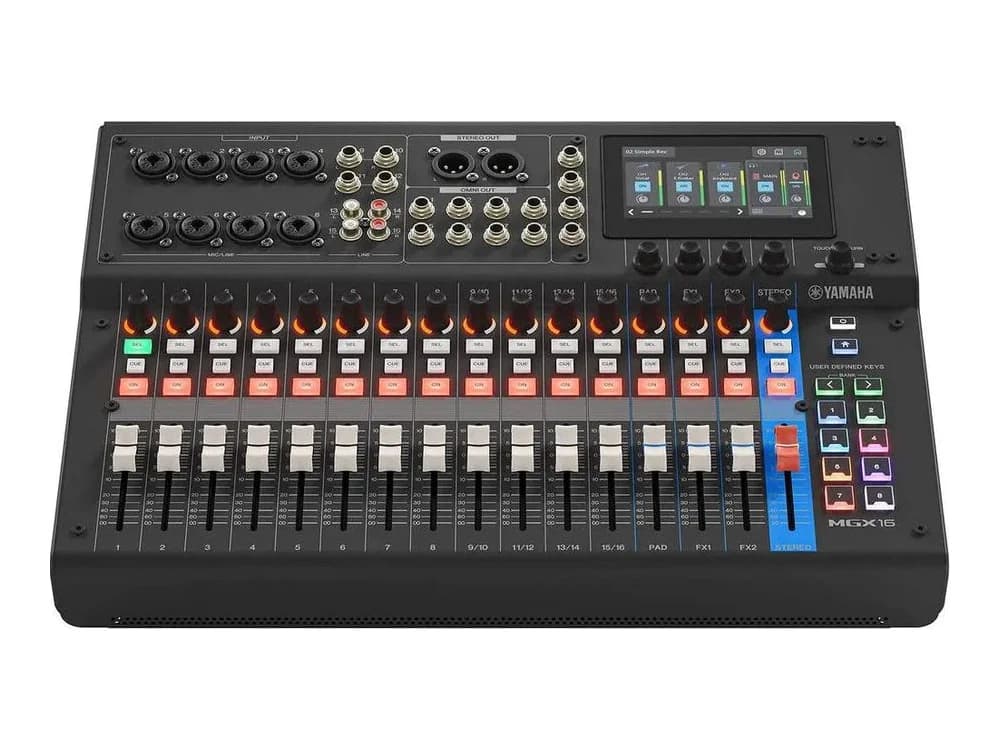Yamaha MGX16 22-Channel Digital Mixing Console with Audio Interface (Black)