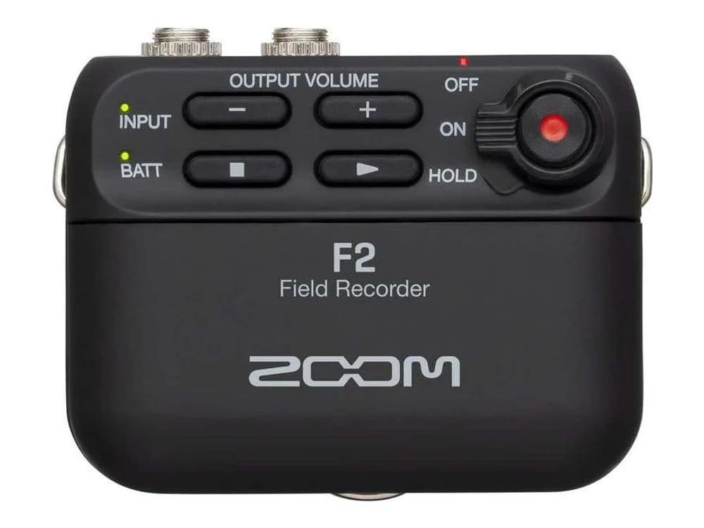Zoom F2 Ultracompact Portable Field Recorder with Lavalier Microphone view 2