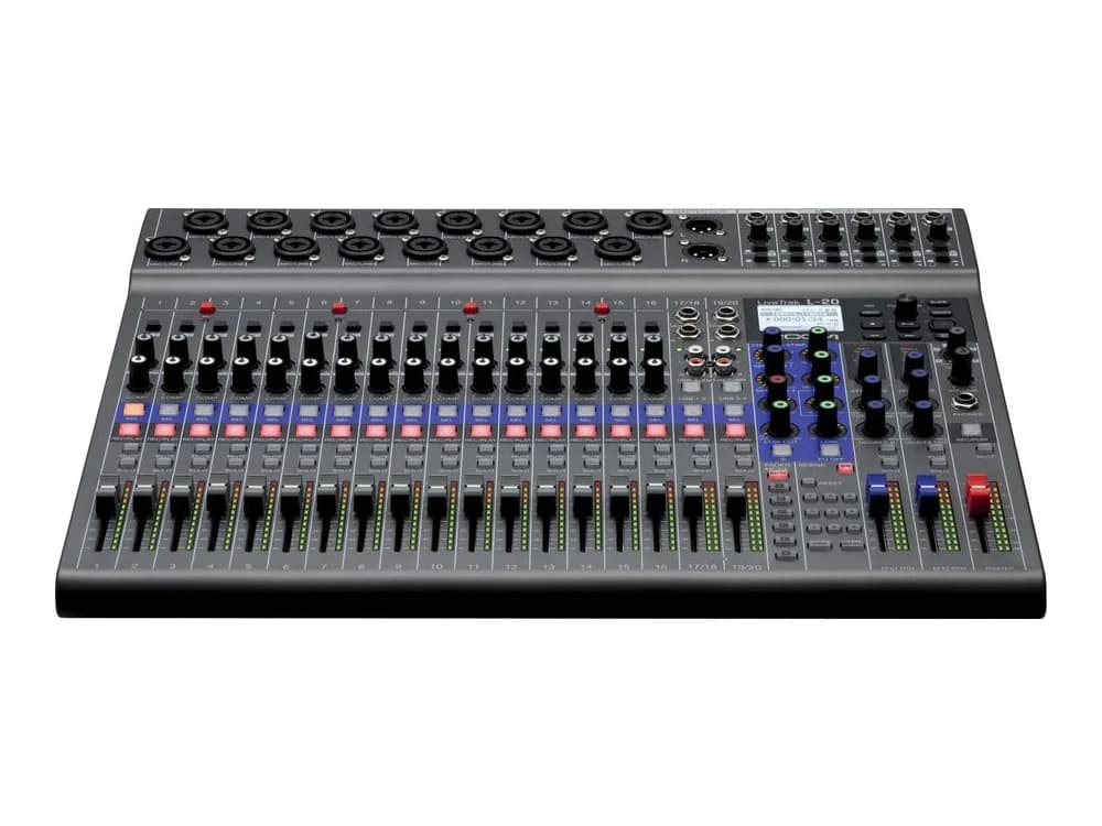Zoom LiveTrak L-20 - 20-Input Digital Mixer & Multitrack Recorder view 3