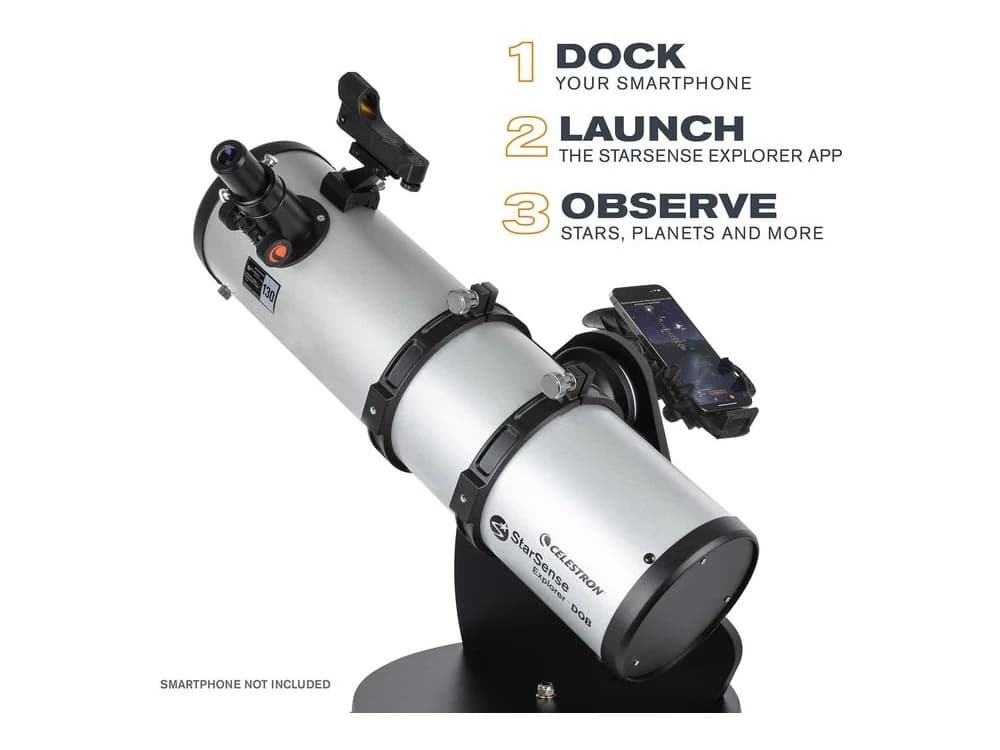 Celestron StarSense Explorer 130mm Tabletop Dobsonian Telescope view 2
