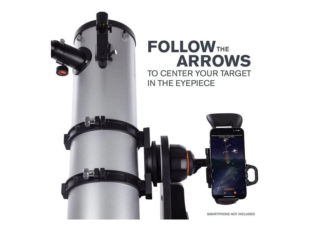 Celestron StarSense Explorer 130mm Tabletop Dobsonian Telescope view 3