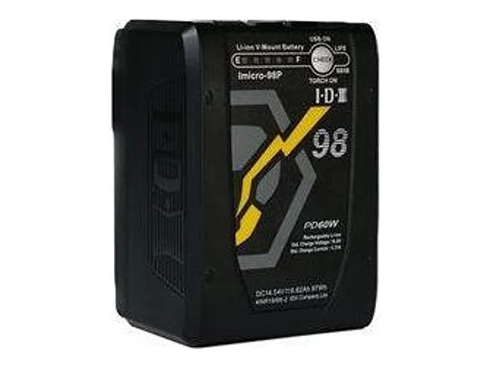 IDX iMicro98P 97Wh Li-ion V-Mount battery view 2