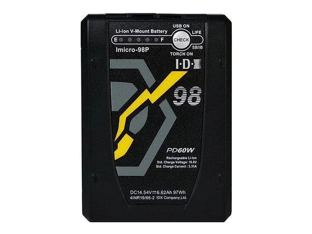 IDX iMicro98P 97Wh Li-ion V-Mount battery