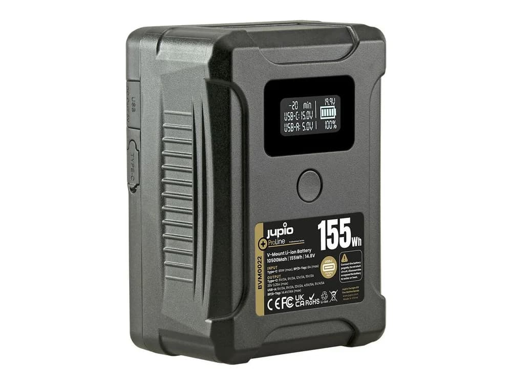 Jupio ProLine 155W Extreme V-Mount Battery