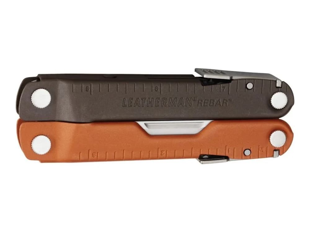 Leatherman Rebar Lightweight Multi-Tool 420HC Blades with Sienna Sheath - Burnt Sienna view 2