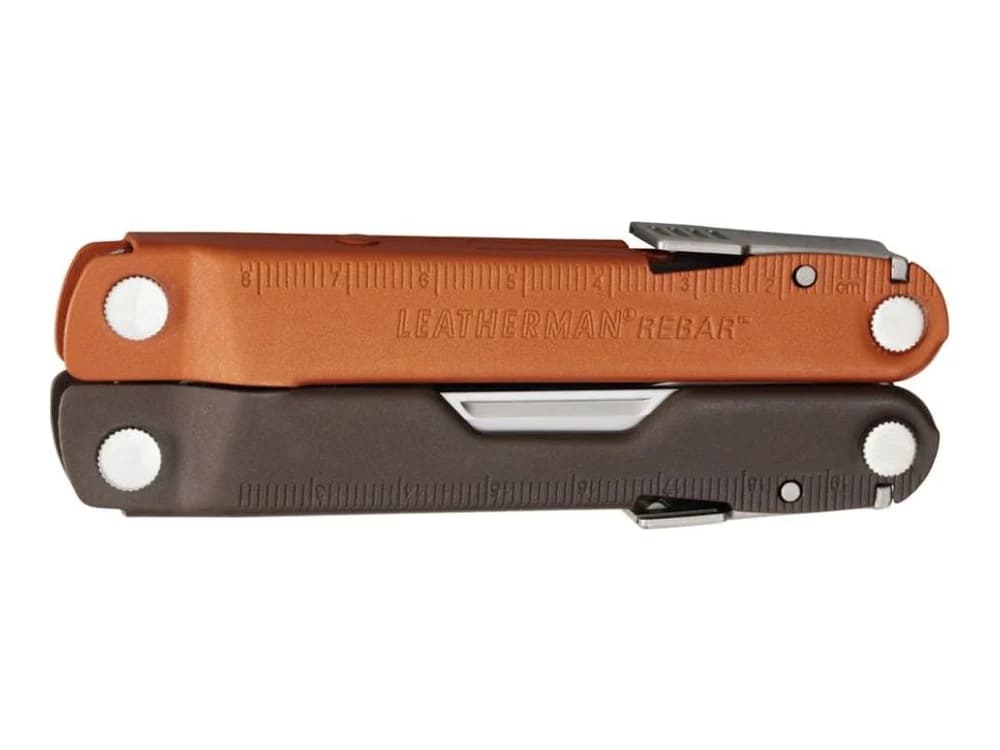 Leatherman Rebar Lightweight Multi-Tool 420HC Blades with Sienna Sheath - Burnt Sienna view 3