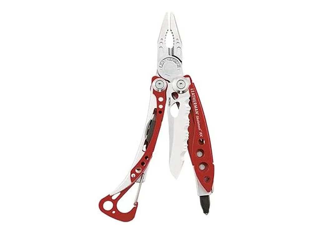 Leatherman Skeletool RX Rescue Multi-Tool w/Clip 154CM S/S Deep Serrated Blade/Glass Breaker-Red-Box