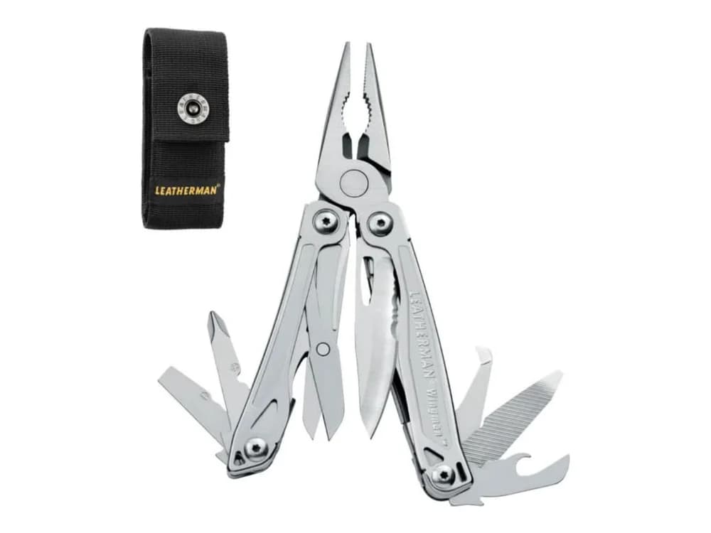 Leatherman Wingman Lightweight Multi-Tool 420HC S/S Combo Blade with Nylon Button Sheath - Peg