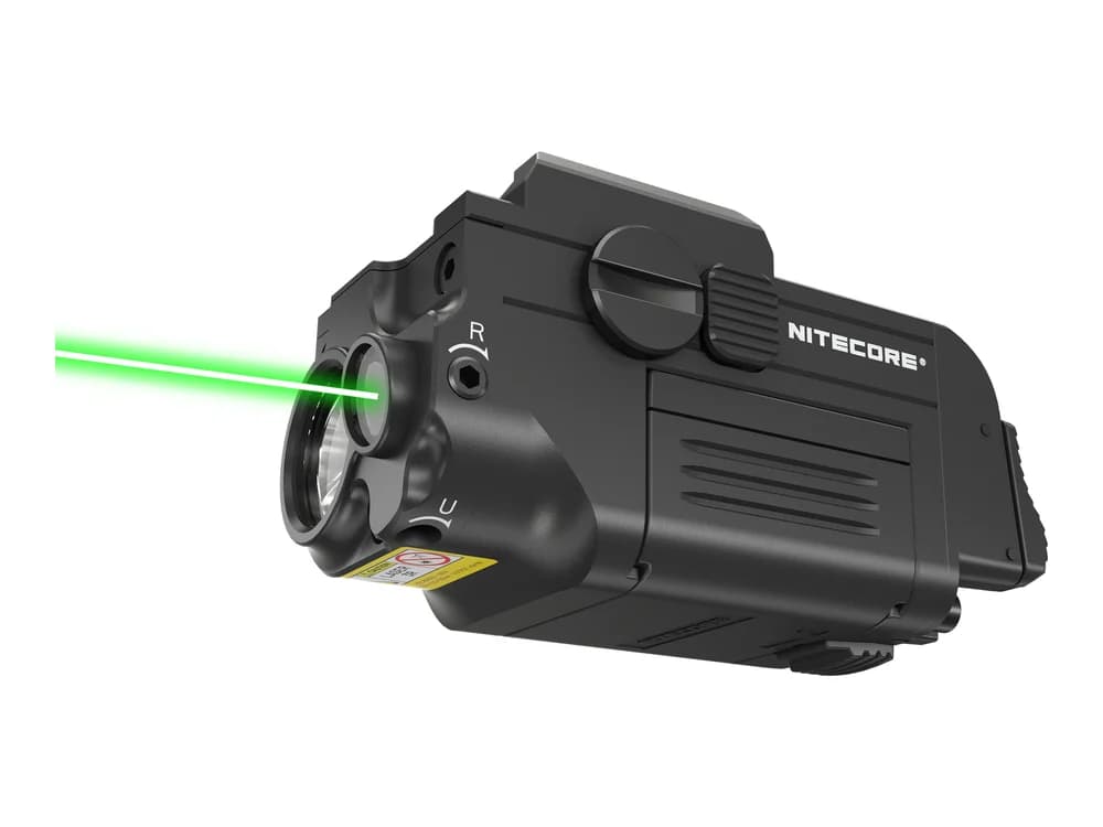 Nitecore NPL25 GL 900 Lumen Rechargeable Mounted Flashlight with Green Laser Sight