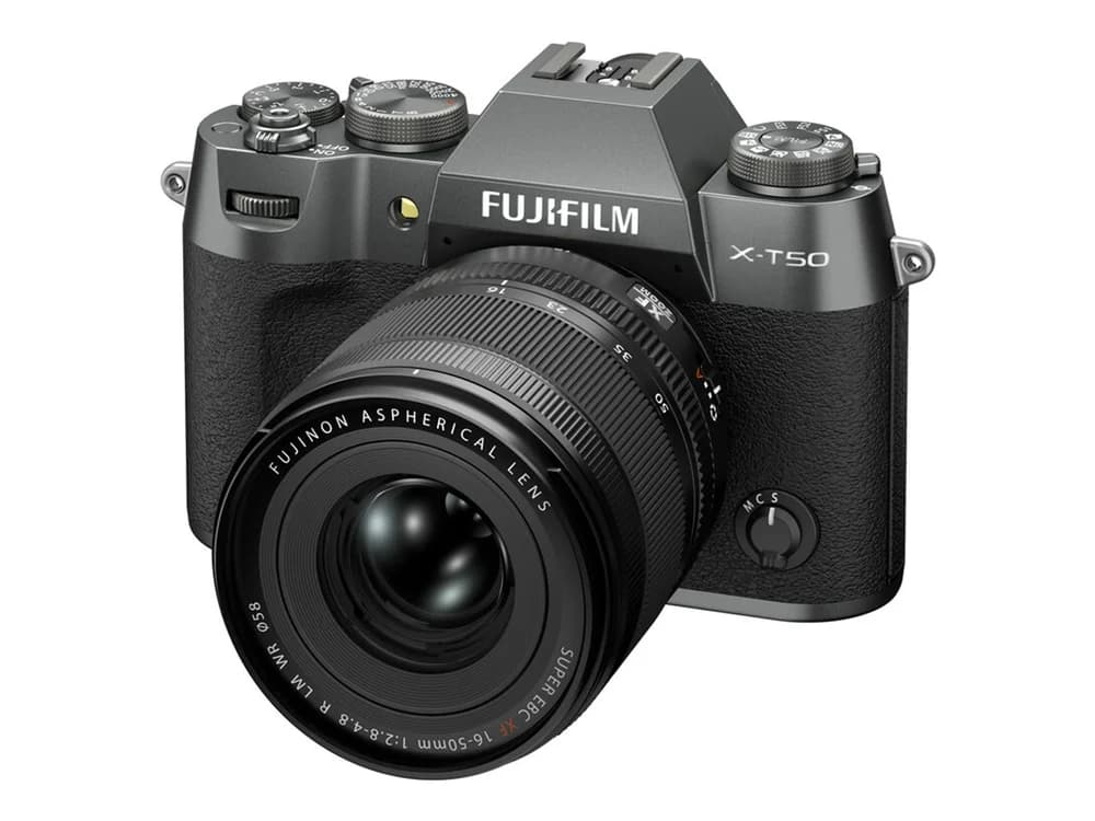Fujifilm X-T50 Mirrorless Camera with XF 16-50mm f/2.8-4.8 Lens (Charcoal Silver) view 2