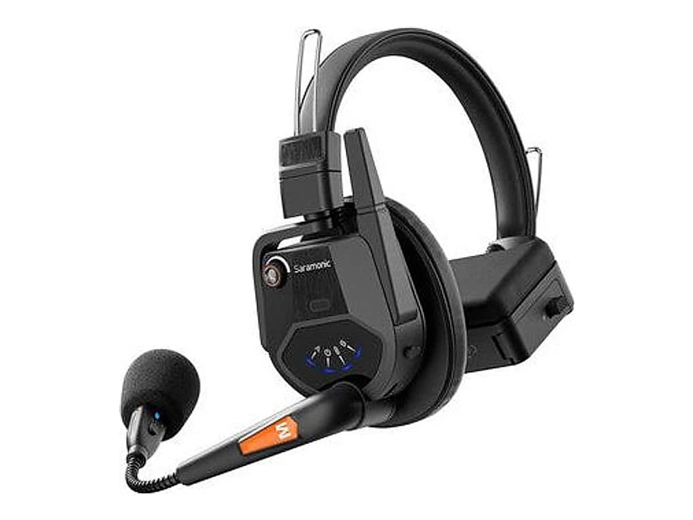 Saramonic WiTalk9-5S 5-Person Full-Duplex Wireless Intercom System with Single-Ear Headsets (1.9 GHz) view 3
