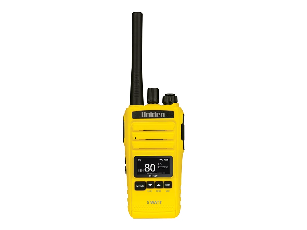 Uniden UH755-Y Hand Held Radio view 3