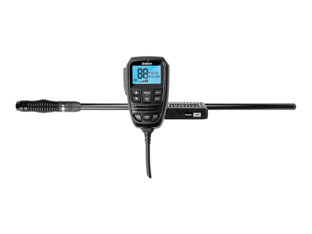Uniden X76 Value Pack-Compact UHF & 5.5 dBi Antenna & Dual Watch Function