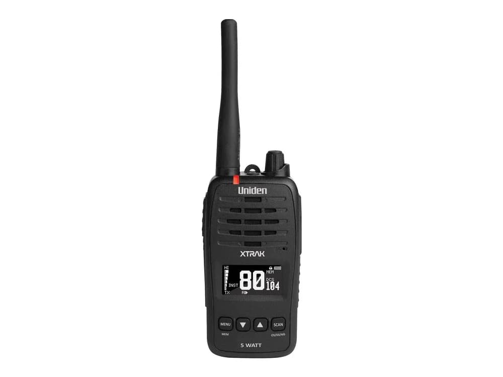 Uniden XTRAK 50 Smart UHF Hand Held Radio view 2