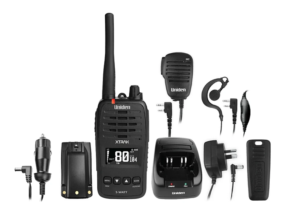 Uniden XTRAK 50 Smart UHF Hand Held Radio