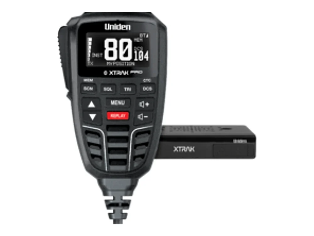 Uniden XTRAK 80 PRO 4x4 Pack - Smart UHF Radio with Large OLED Display and Location Sharing view 3