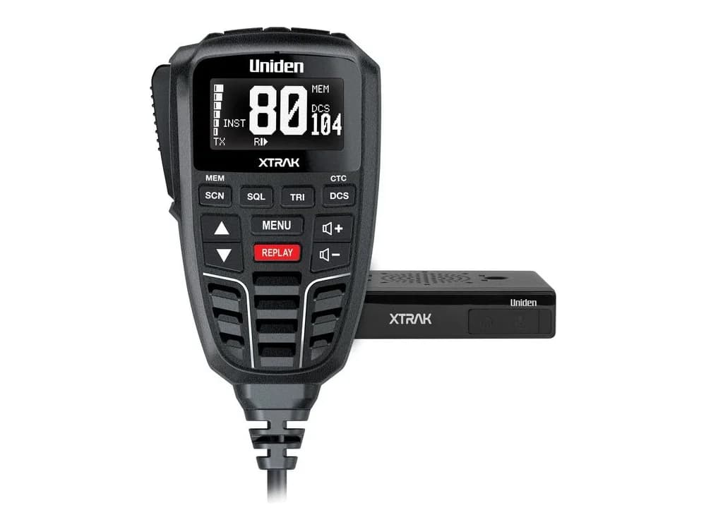 Uniden XTRAK 80 - Smart UHF Radio with Large OLED Display