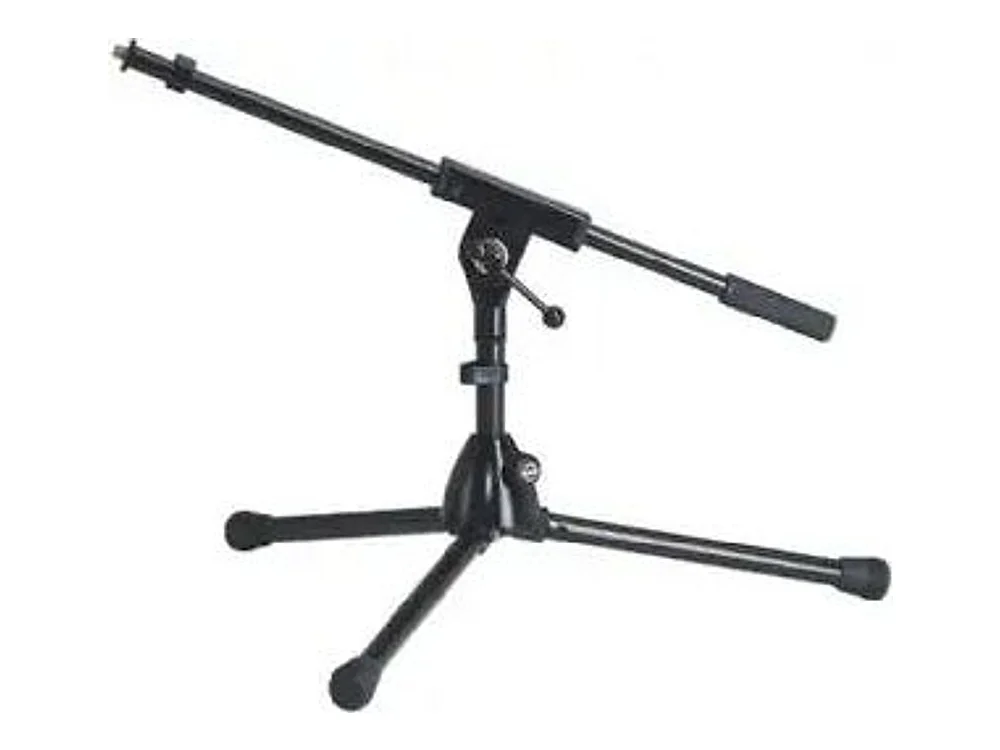 K&M 259/1 Extra Low Microphone Stand with Boom Arm (Black)