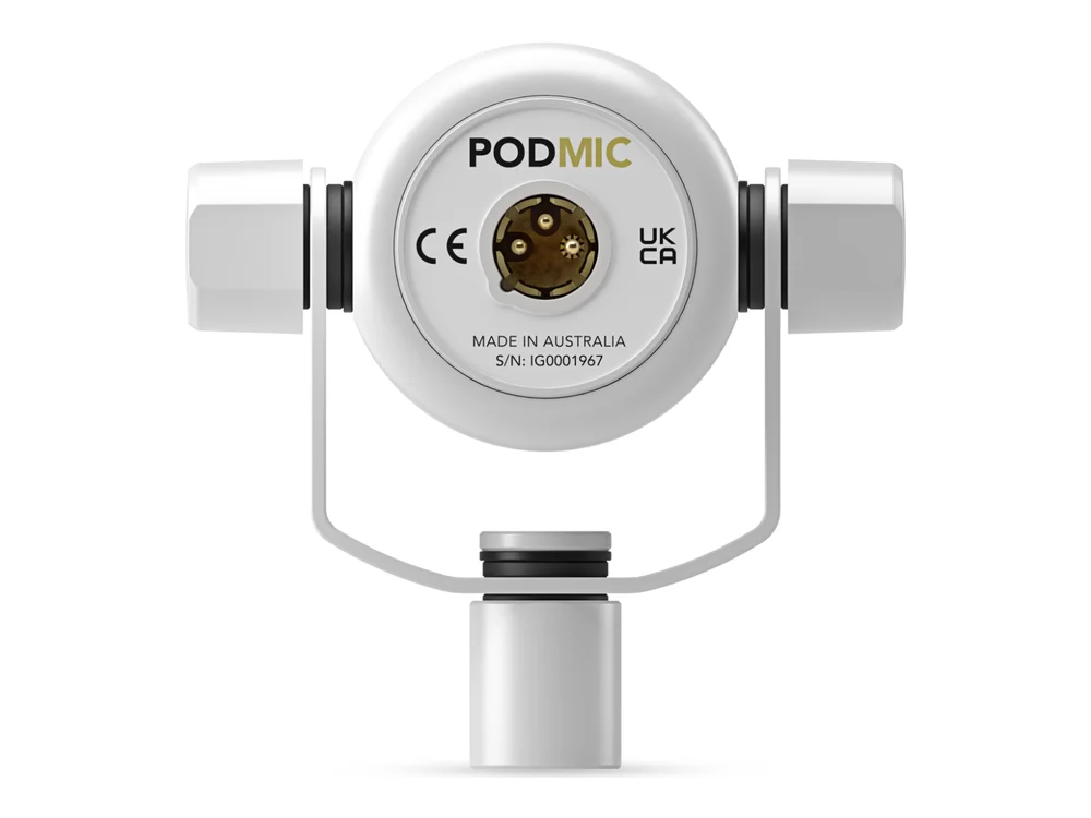 Rode PODMIC-W Dynamic XLR Podcast Microphone - White view 2