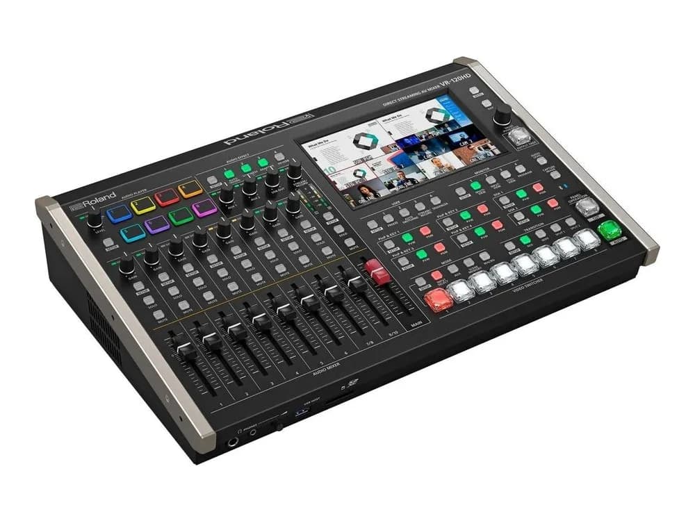 Roland VR-120HD Direct Streaming AV Mixer With Video Record And Playback