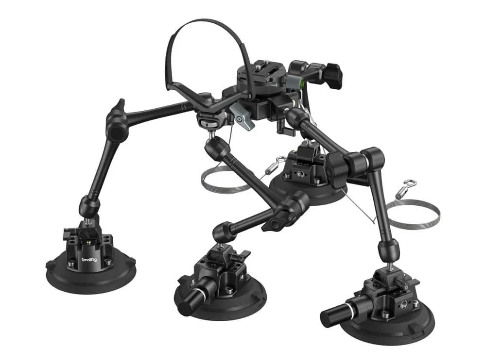 SmallRig 3565 All-in-One 4-Arm Suction Cup Camera Mount Kit for Vehicle Shooting SC-15K