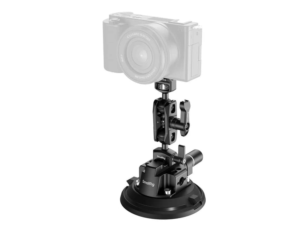 SmallRig 4236C 4" Suction Cup Camera Mount Kit for Vehicle Shooting