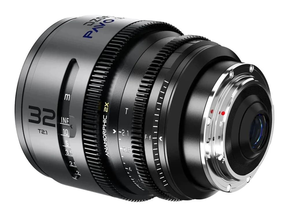 DZOFILM Pavo 32mm T2.1 2x Anamorphic Prime Lens (Neutral Coating, PL/EF Mount, Metres) view 3