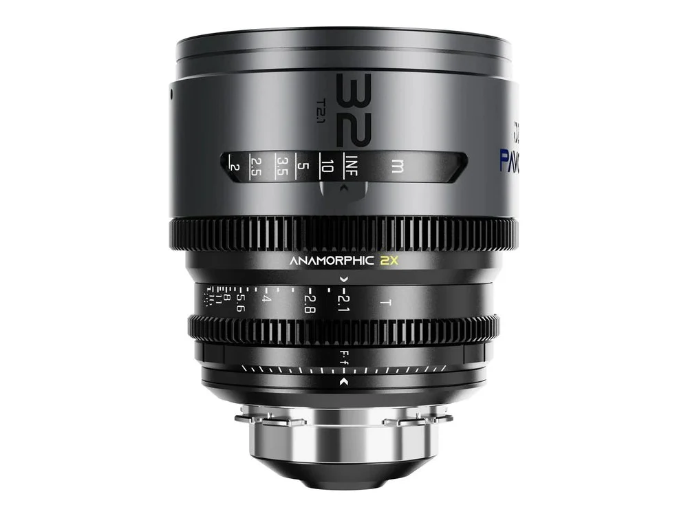 DZOFILM Pavo 32mm T2.1 2x Anamorphic Prime Lens (Neutral Coating, PL/EF Mount, Metres)