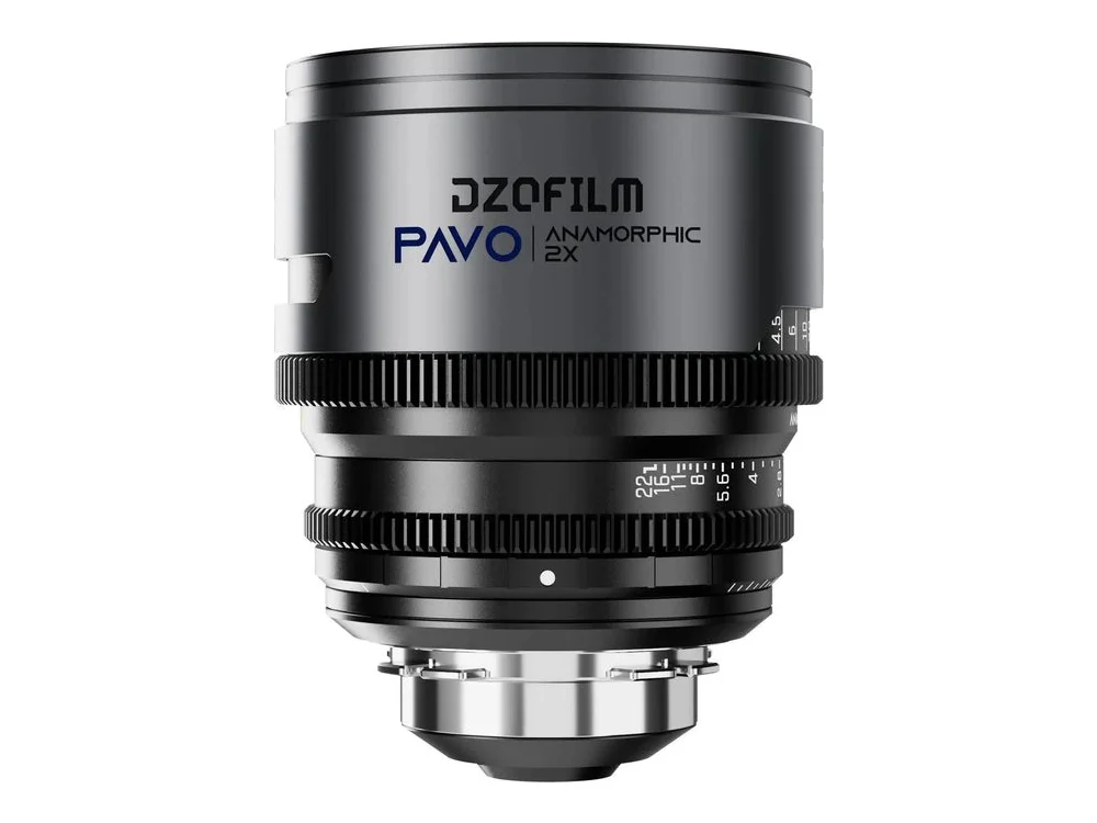 DZOFILM Pavo 55mm T2.1 2x Anamorphic Prime Lens (Blue Coating, PL/EF Mount, Metres) view 2