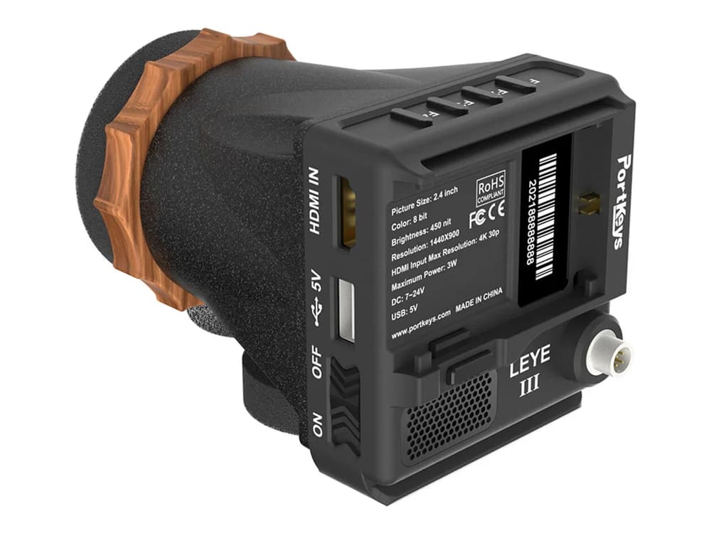 PortKeys LEYE III 4K HDMI 2.4" LCD Electronic Viewfinder