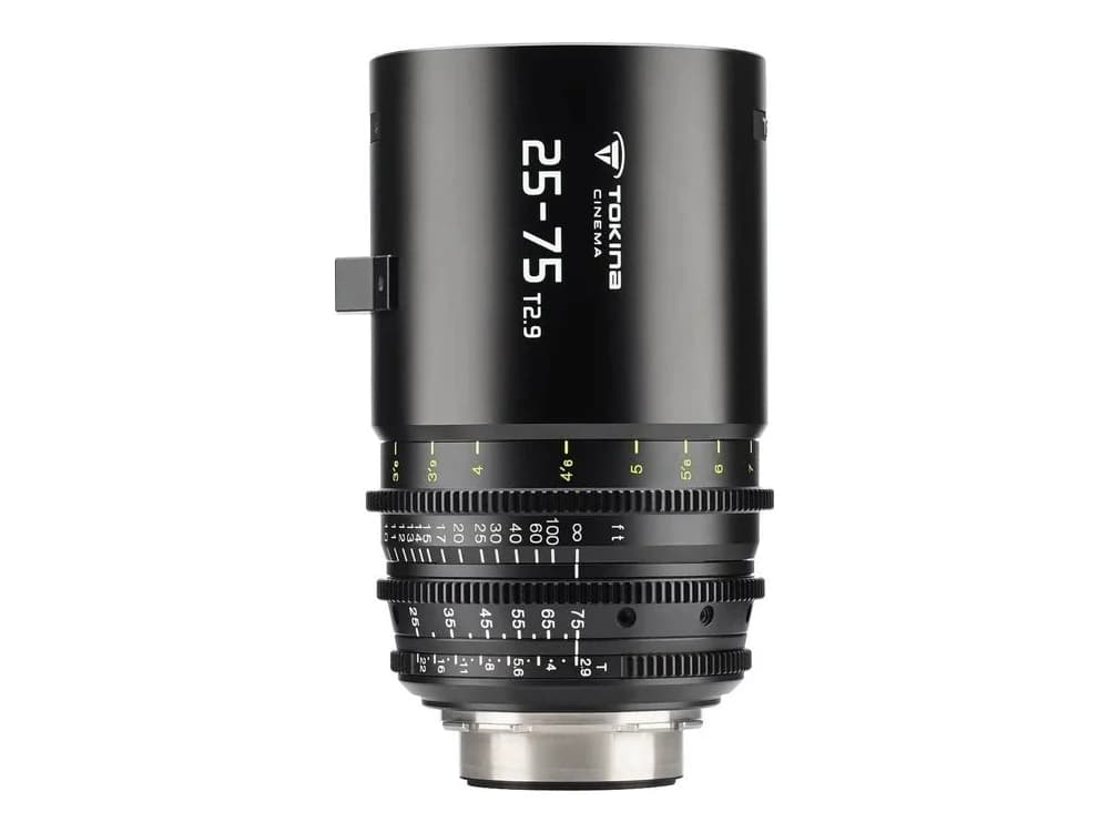 Tokina Cinema 25-75mm T2.9 PL Lens